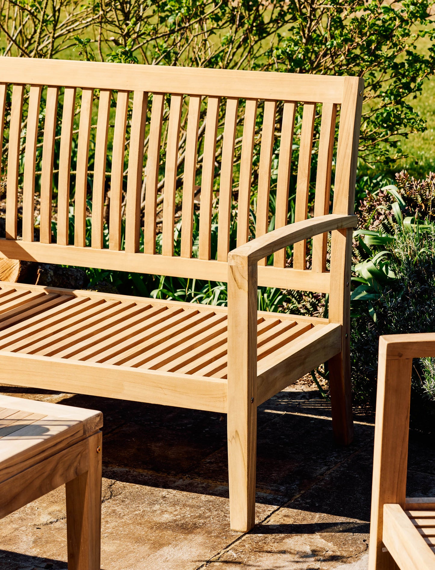 Comfort Teak 4 Seater & Coffee Table Set - Tables & Sets - Garden Trading -