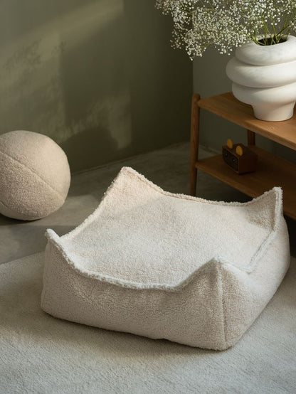 Wigiwama Square Ottoman - Cream