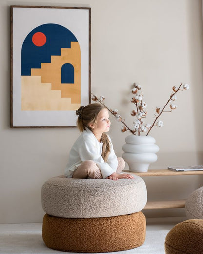 Wigiwama Ottoman - Brown