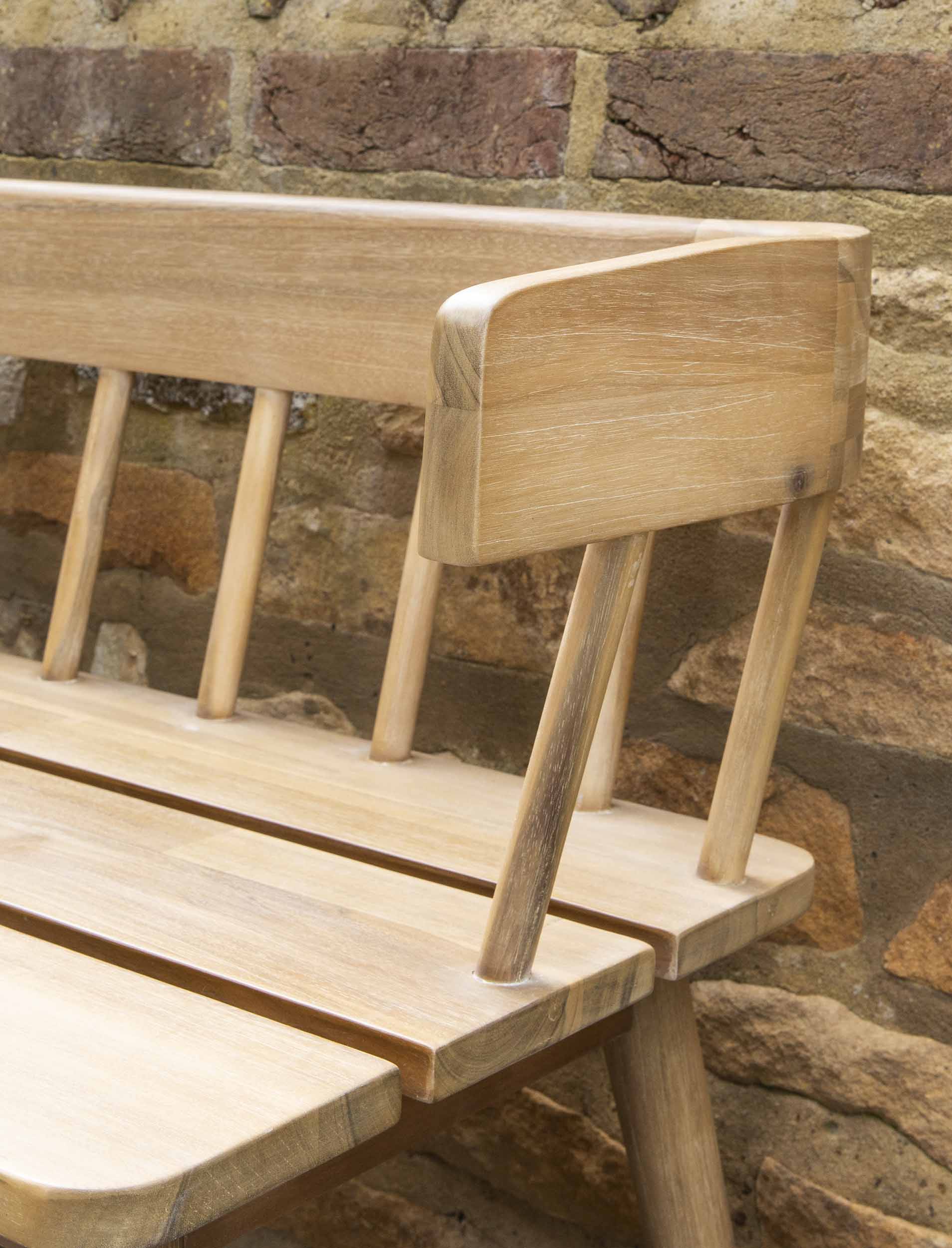 Bramley Bench Natural - Chairs & Loungers - Garden Trading -