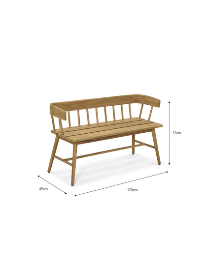 Bramley Bench Natural - Chairs & Loungers - Garden Trading -