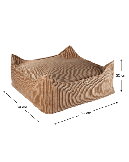 Wigiwama Square Ottoman - Brown