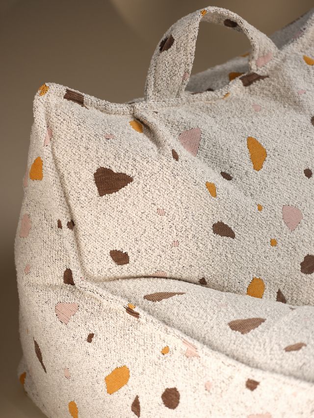 Terrazzo Marble Beanbag Chair