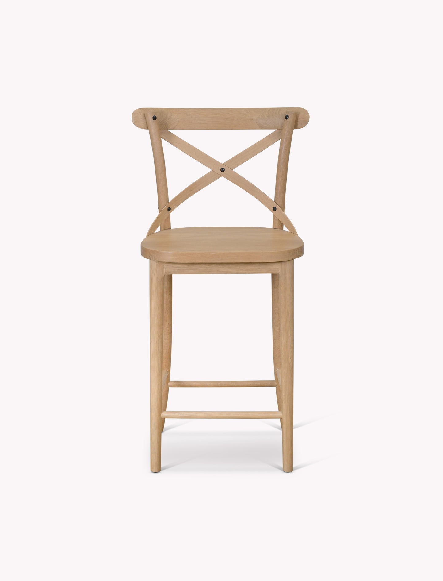 Ferndale Cross Back Bar Stool Natural
