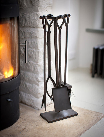Classic Fireside Tools Set of 4 Antique Bronze - Fireside Accessories - Garden Trading -
