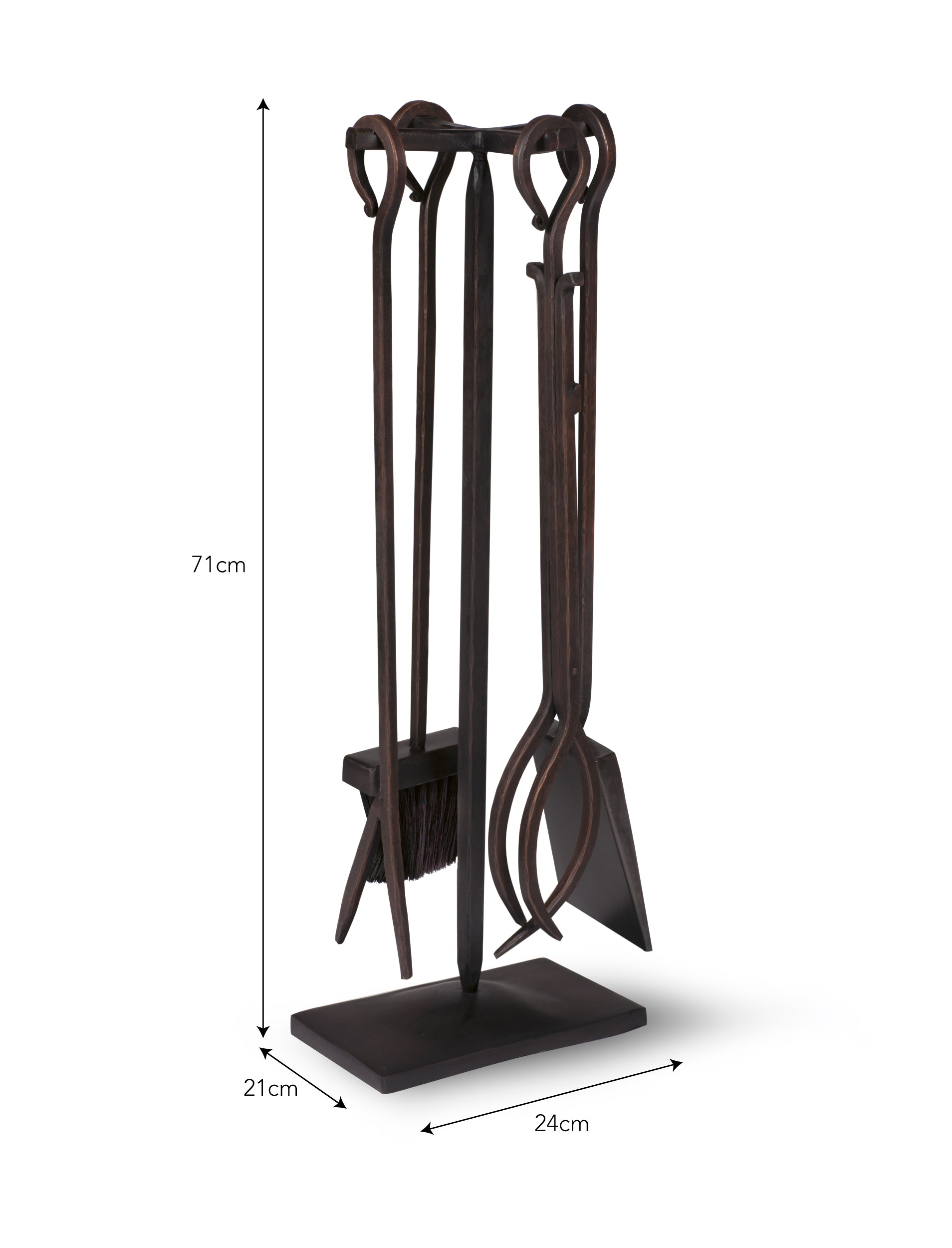 Classic Fireside Tools Set of 4 Antique Bronze - Fireside Accessories - Garden Trading -