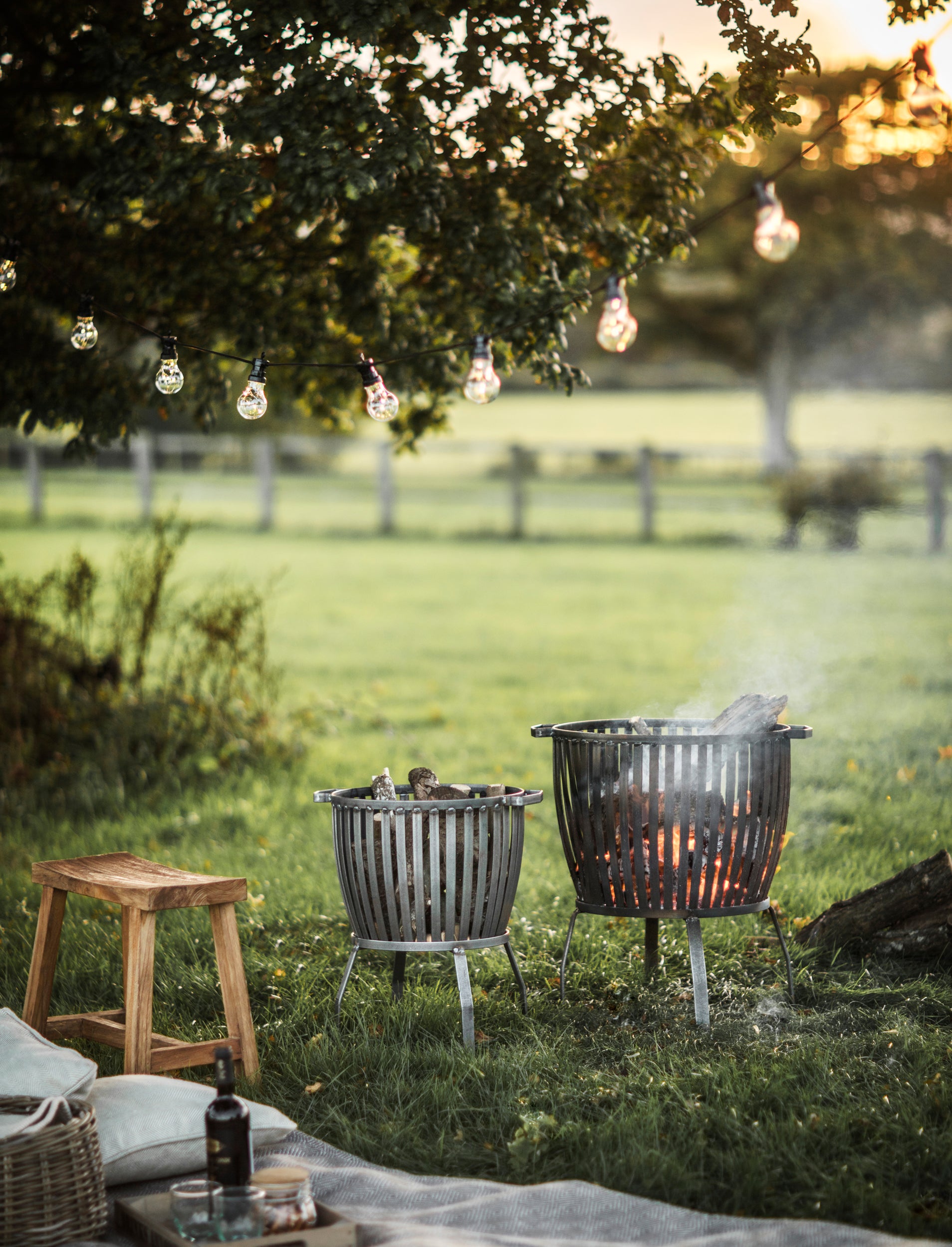 Barrington Fire Pit Large - Fire Pits & Chimineas - Garden Trading -