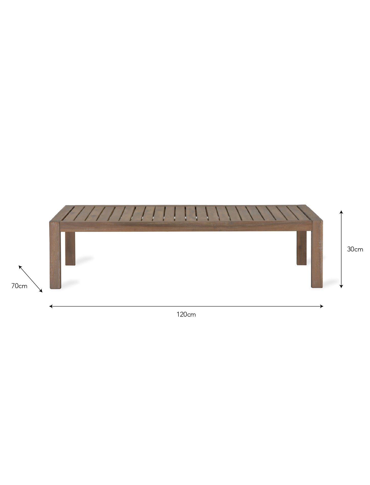 Porthallow Rectangular Coffee Table Natural