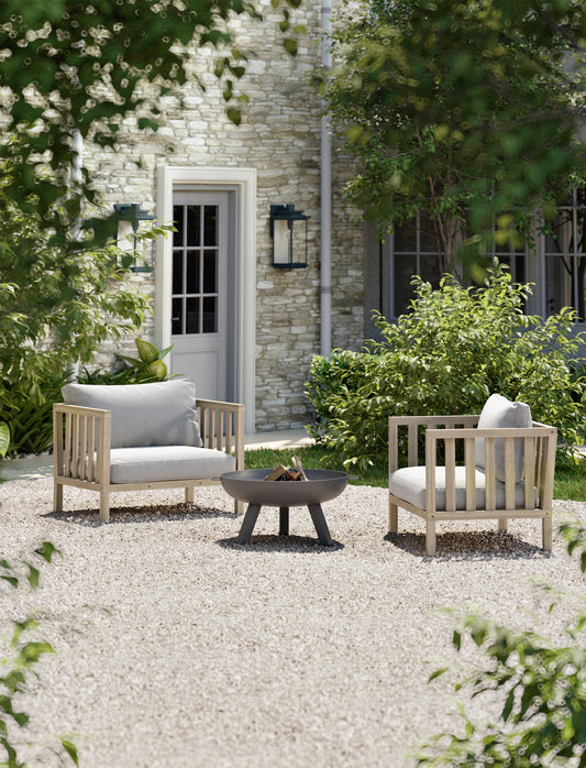 Porthallow Armchairs Set of 2 Natural