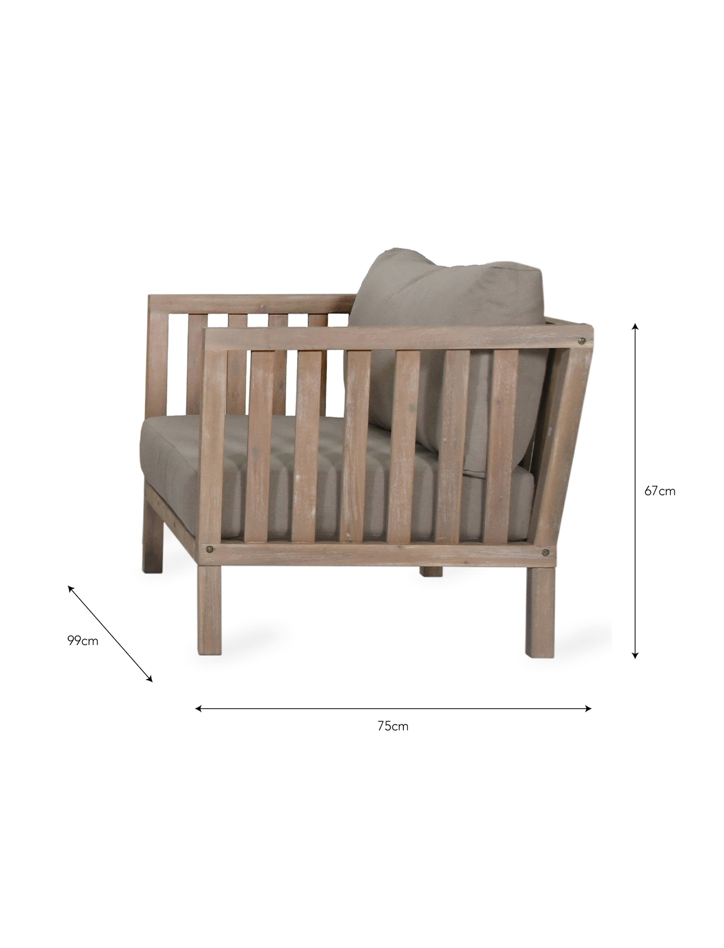 Porthallow Armchairs Set of 2 Natural
