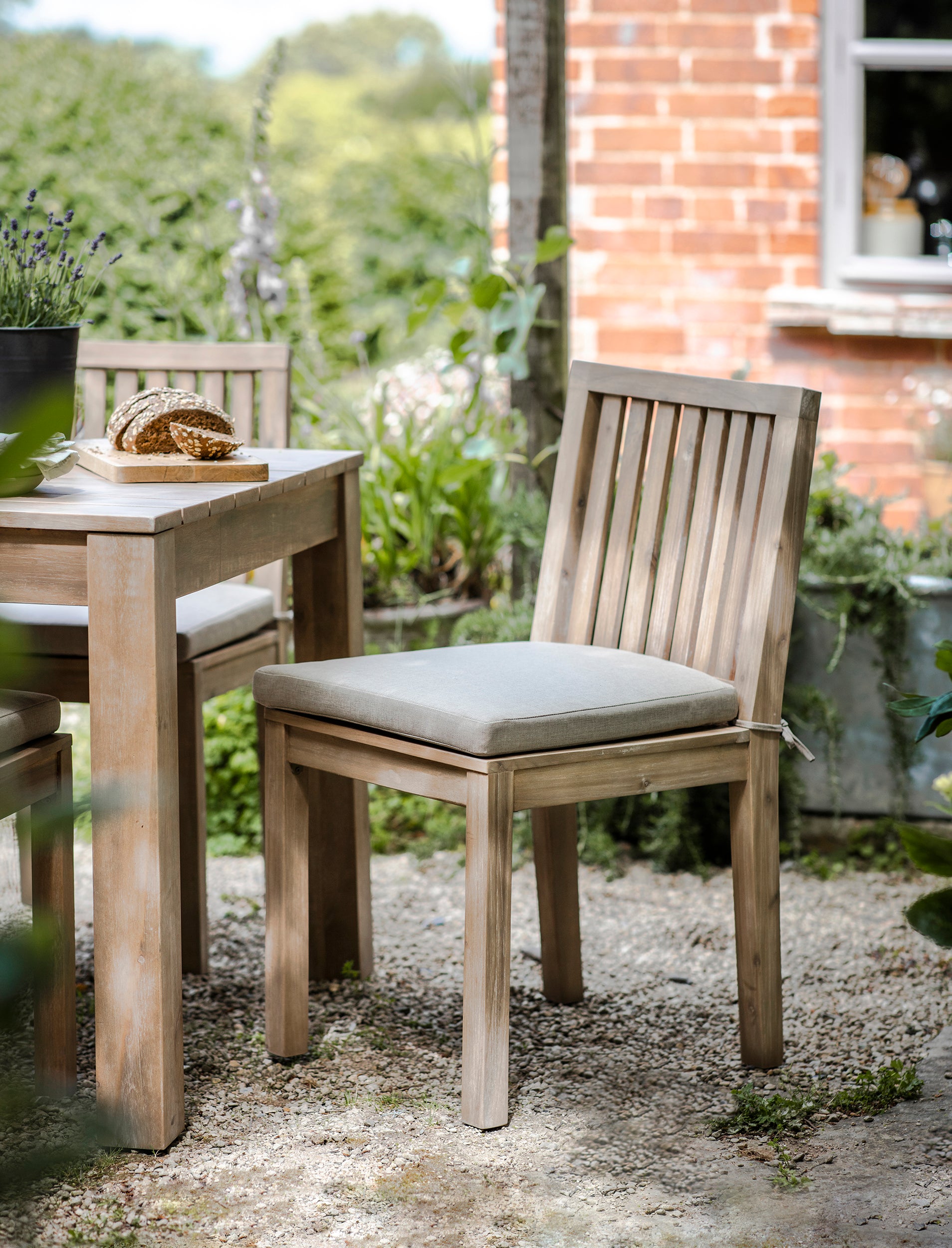 Porthallow Dining Chairs Set of 2 Natural - Chairs & Loungers - Garden Trading -