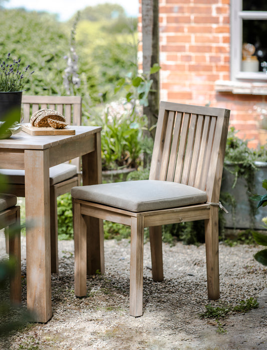 Porthallow Dining Chairs Set of 2 Natural - Chairs & Loungers - Garden Trading -