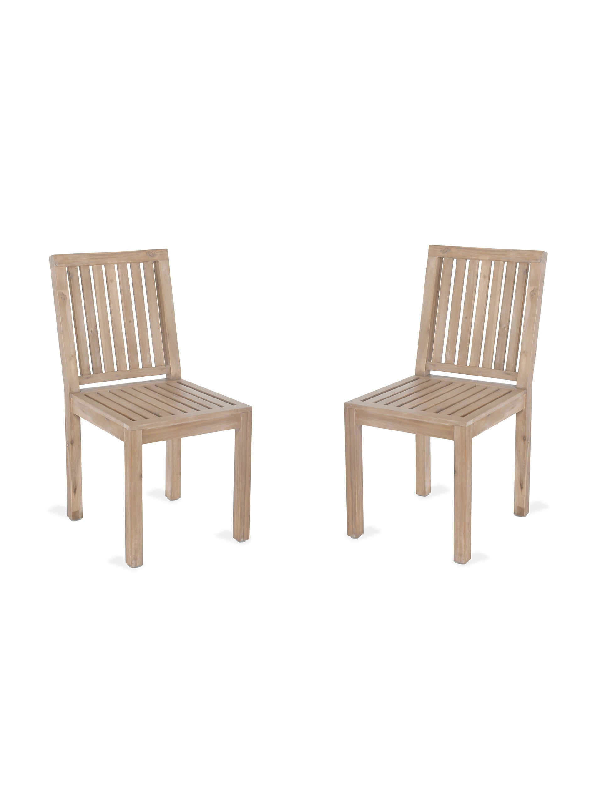 Porthallow Dining Chairs Set of 2 Natural - Chairs & Loungers - Garden Trading -