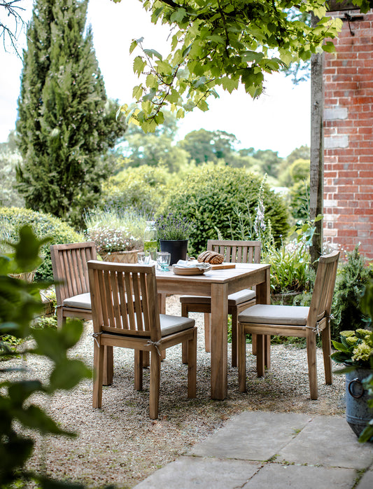Porthallow Square Dining Table Natural