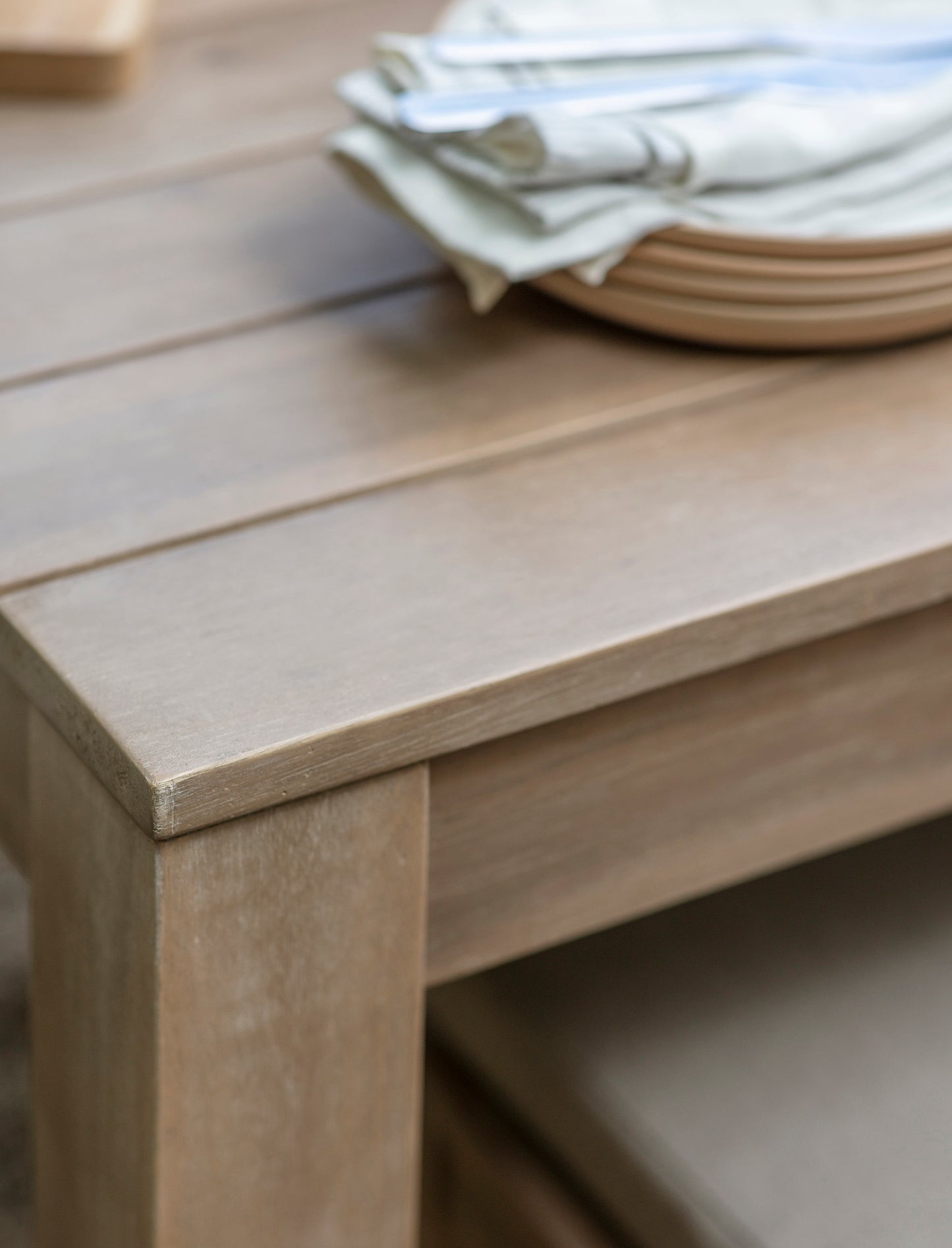 Porthallow Square Dining Table Natural