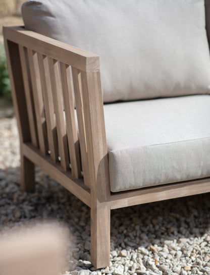Porthallow 3 Seater Sofa Set Natural