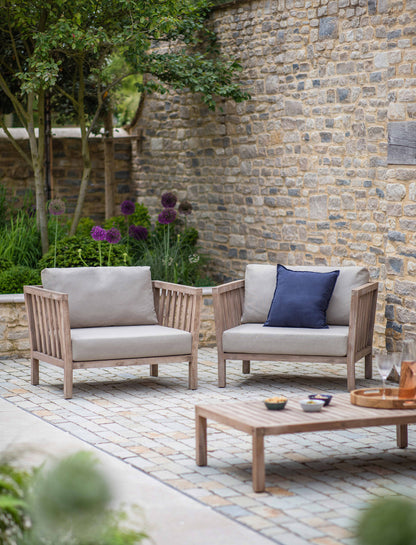 Porthallow Armchair & Table Set Natural