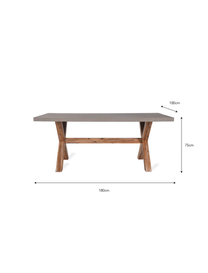 Burford Table Small Natural