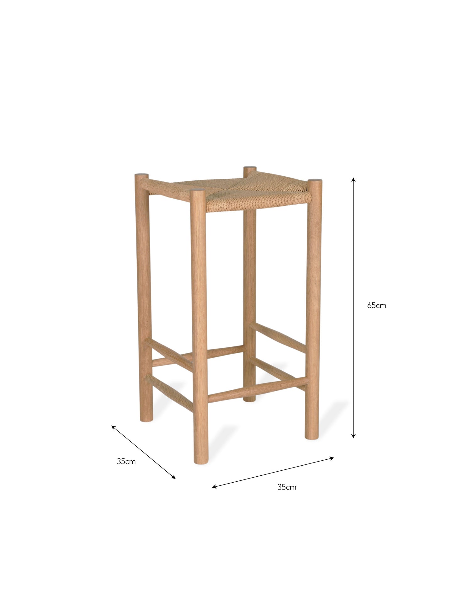 Longworth Bar Stool Natural - Bar Tables & Stools - Garden Trading -