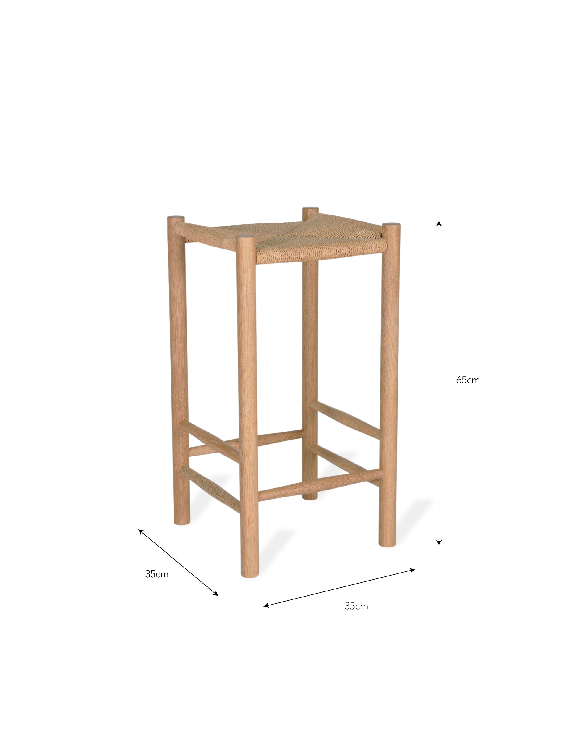 Longworth Bar Stool Natural - Bar Tables & Stools - Garden Trading -