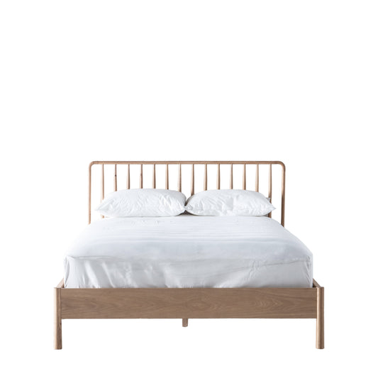 Horton Spindle King Size Bed Natural