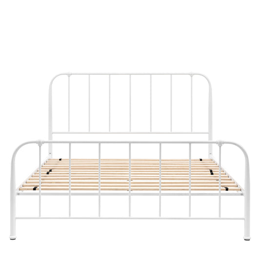 Leah King Size Bed White