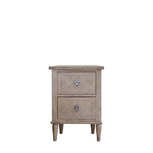 Mumbles 2 Drawer Bedside Table