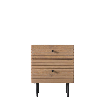 Overton 2 Drawer Bedside Table