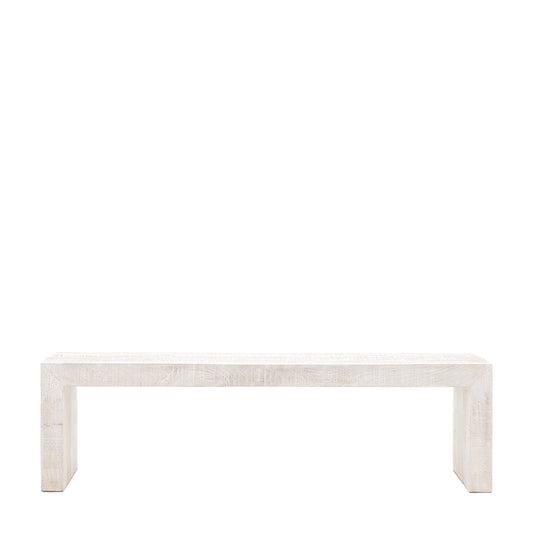 Ilston Dining Bench Whitewash