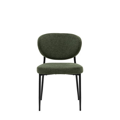 Arthur Dining Chair Green Set of 2 - DINCH - Gallery Direct -