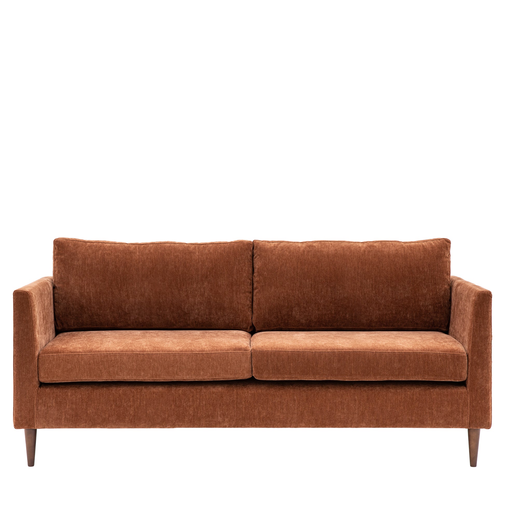 Agnes 3 Seater Sofa Rust - SOFA - Gallery Direct -