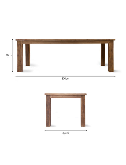 St Mawes Refectory Table 10 Seater