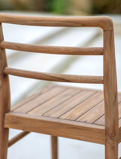 St Mawes Dining Chair Set of 2 Natural - Chairs & Loungers - Garden Trading -