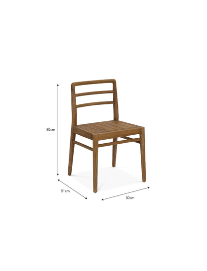St Mawes Dining Chair Set of 2 Natural