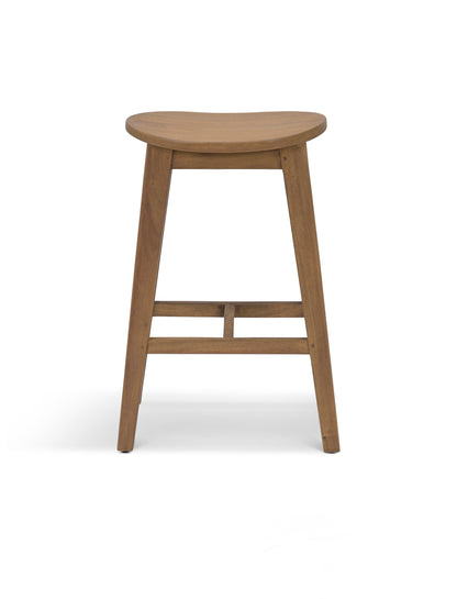 Walcote Bar Stool Natural Wood - Bar Tables & Stools - Garden Trading -
