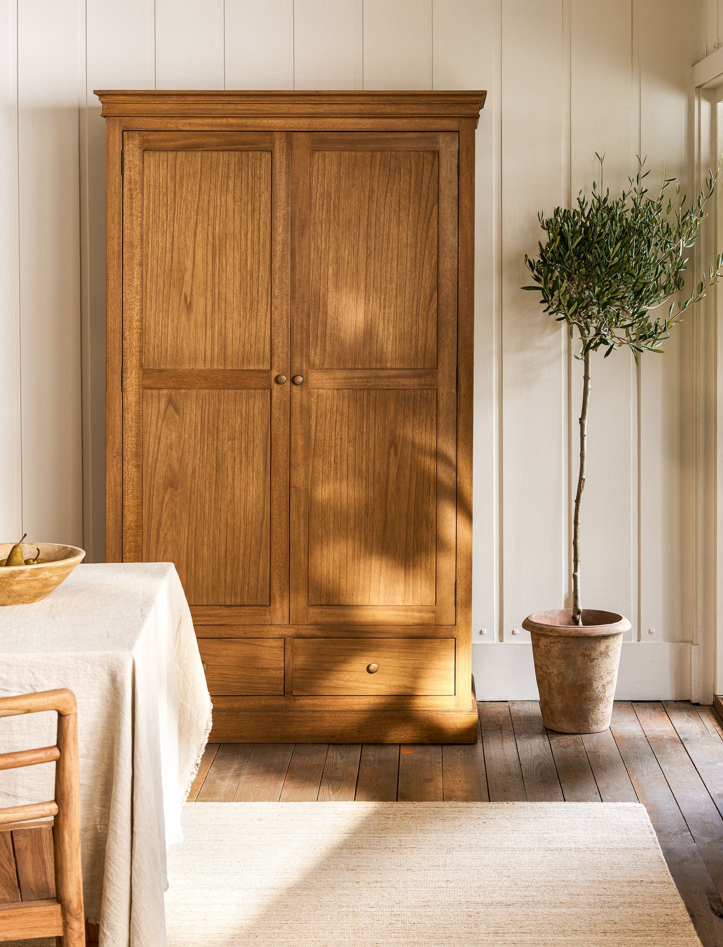 Walcote Pantry Natural Wood