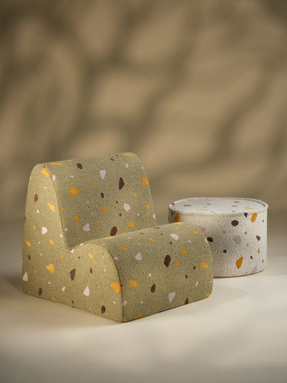 Terrazzo Marble Pouffe
