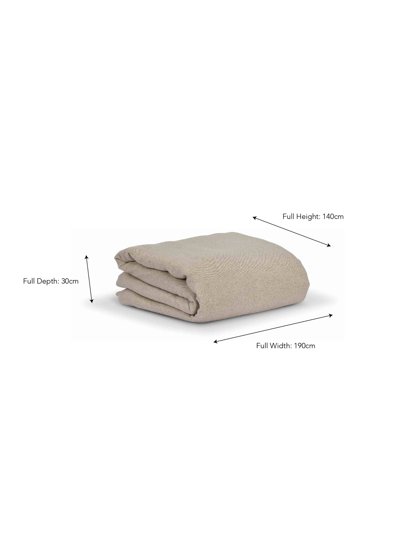 Pembridge Linen Fitted Sheet Double Natural