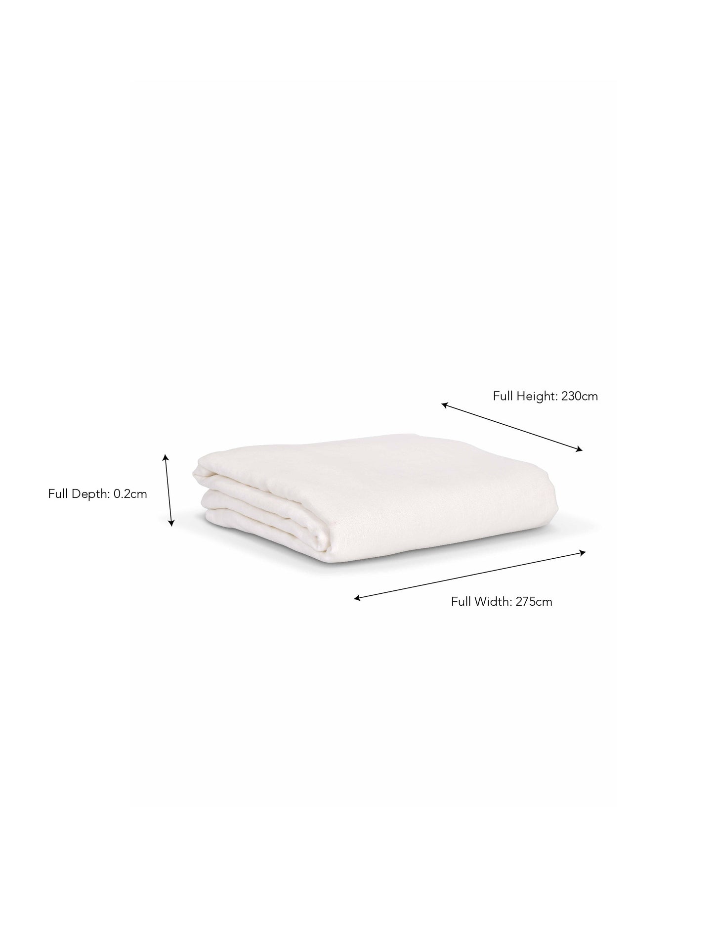 Pembridge Linen Flat Sheet Double Lily White