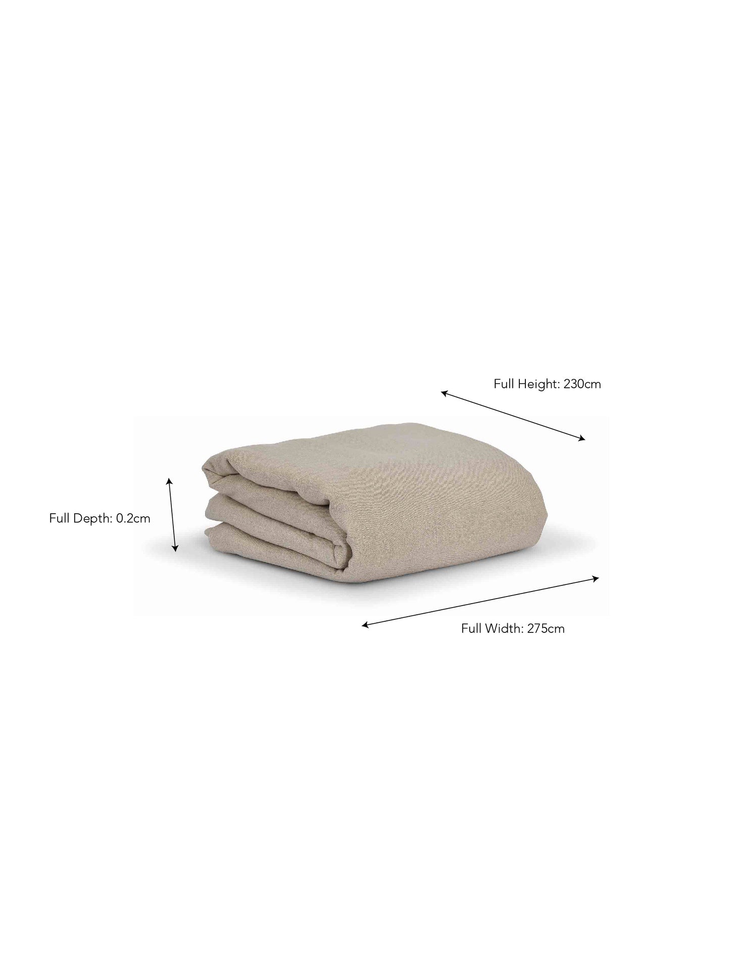 Pembridge Linen Flat Sheet Double Natural - Bed Linen - Garden Trading -