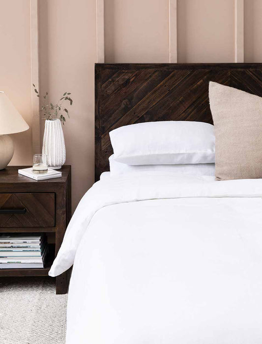 Pembridge Linen Duvet Cover Double Lily White