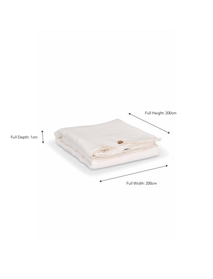 Pembridge Linen Duvet Cover Double Lily White