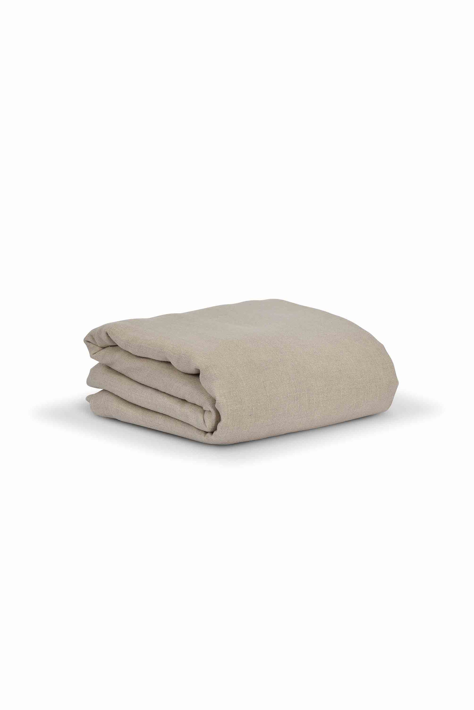 Pembridge Linen Fitted Sheet King Natural - Bed Linen - Garden Trading -