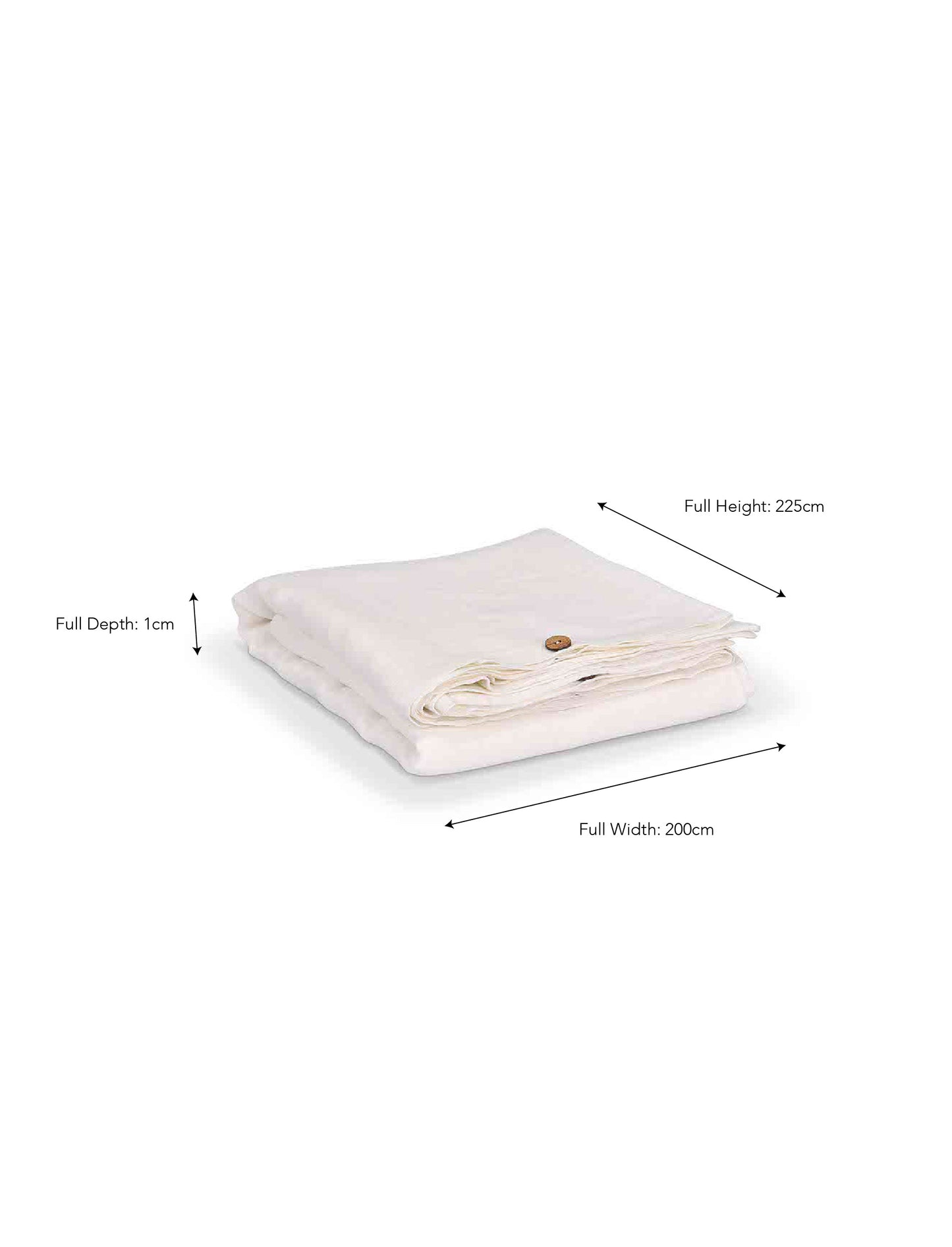 Pembridge Linen Duvet Cover King Lily White