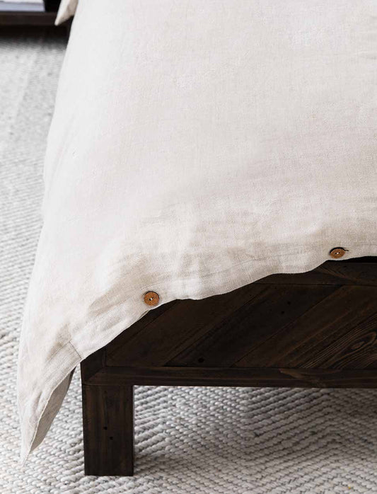 Pembridge Linen Duvet Cover King Natural - Bed Linen - Garden Trading -
