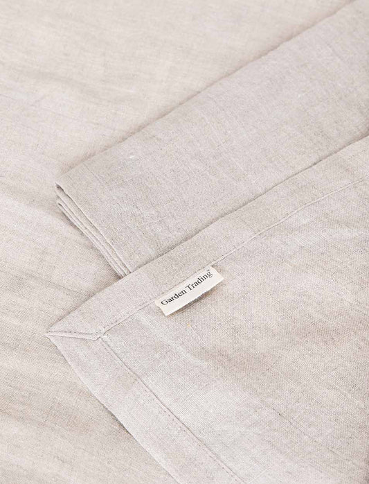 Pembridge Linen Flat Sheet Super King Natural - Bed Linen - Garden Trading -