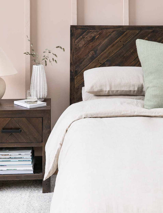 Pembridge Linen Duvet Cover Super King Natural - Bed Linen - Garden Trading -