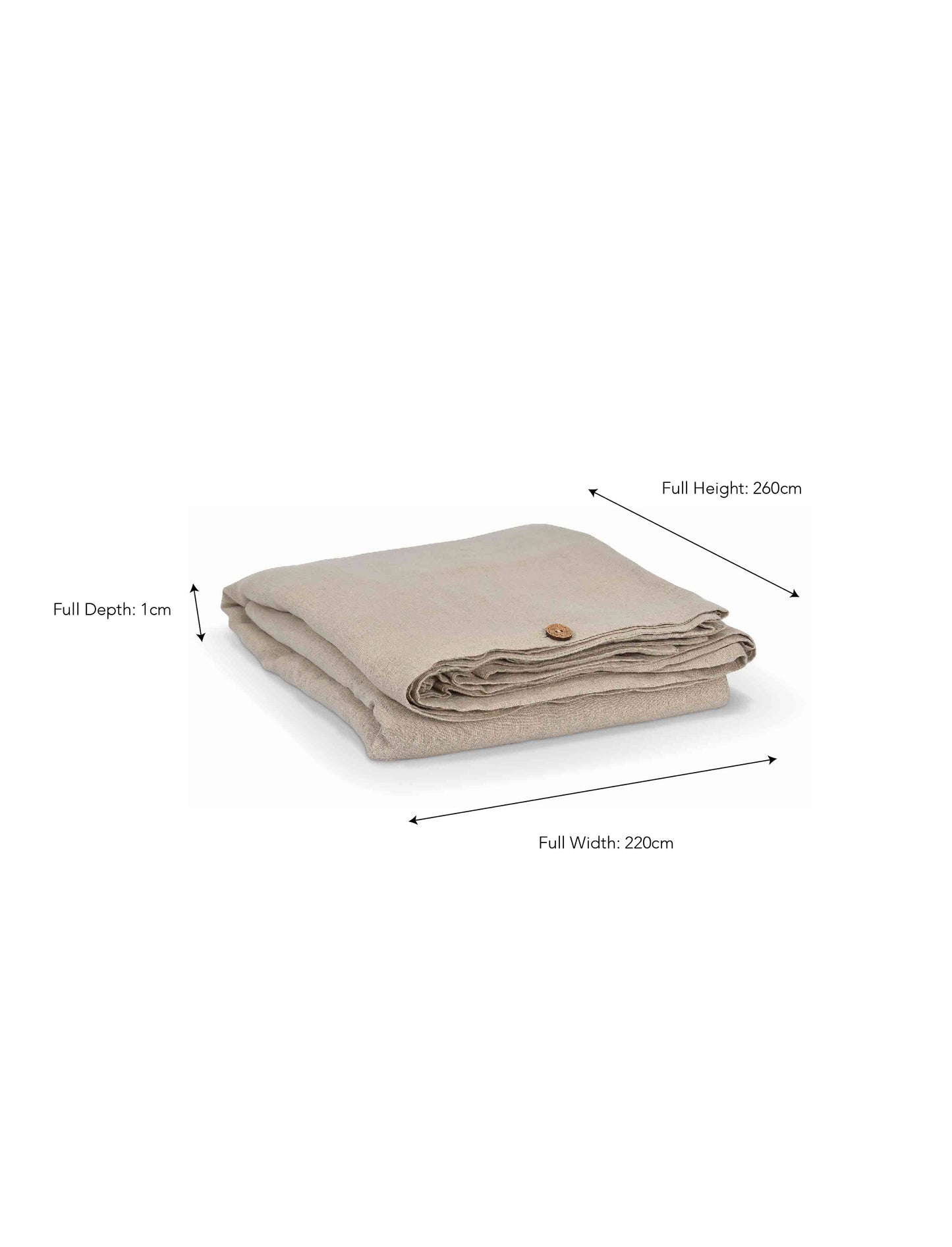 Pembridge Linen Duvet Cover Super King Natural - Bed Linen - Garden Trading -