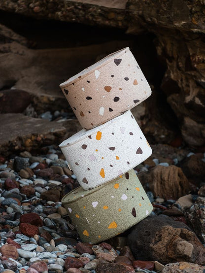 Terrazzo Marble Pouffe