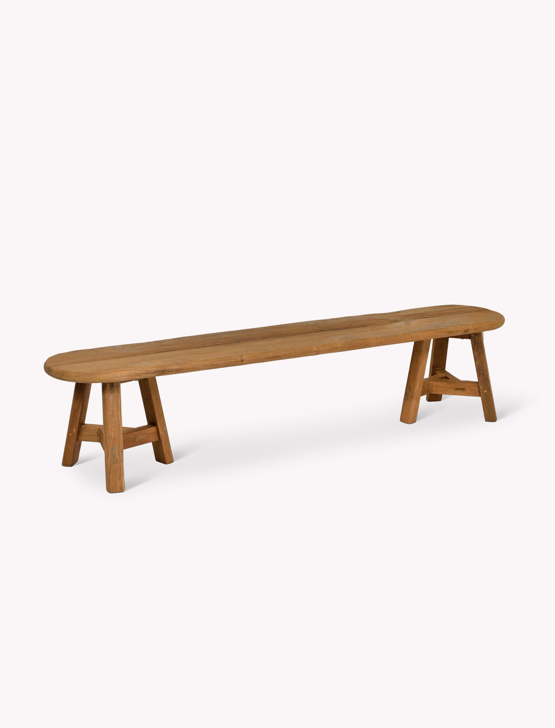 Hawthorne Oval Dining Bench Natural - Chairs & Loungers - Garden Trading -